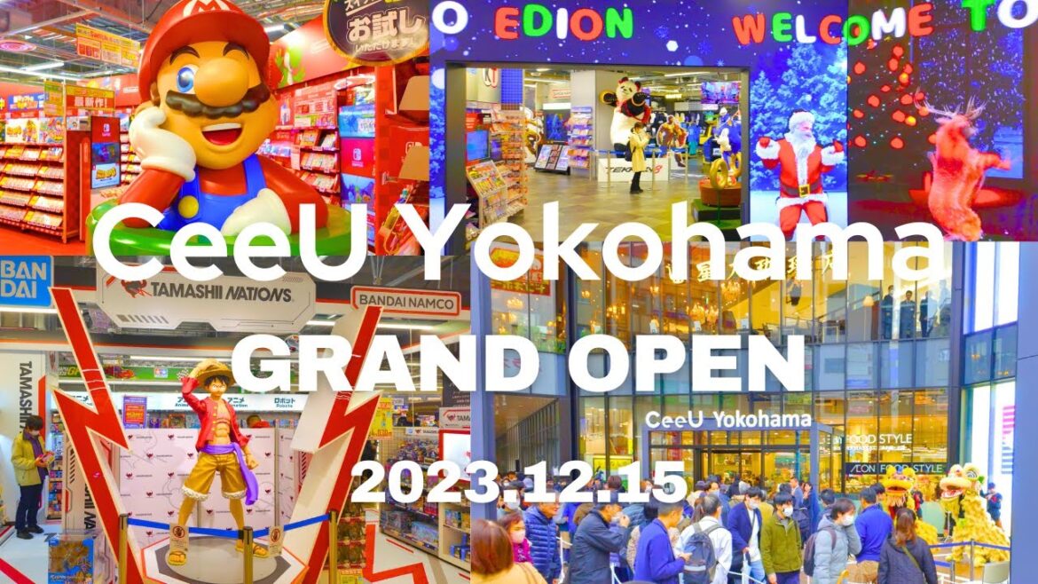 γ4Kπ―π΅γ”CeeU Yokohama” grand opened today! / Yokohama Station West Exit Walk γ4Kπ―π΅γ"CeeU Yokohama" grand opened today! / Yokohama Station West Exit Walk