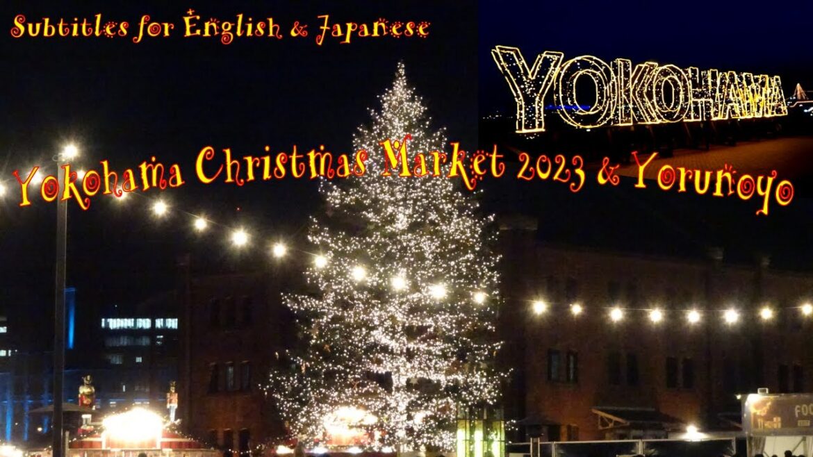 [Illumination] I went to Yokohama Christmas Market.