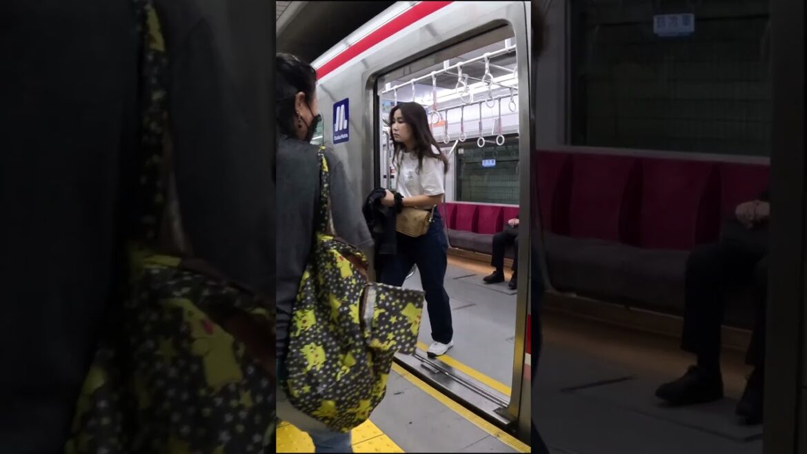 Riding Trains Osaka Japan