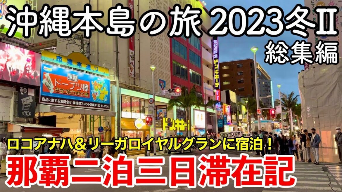 【沖縄旅行】沖縄本島の旅 2023冬II 総集編 〜那覇二泊三日滞在記〜 【ホテルロコアナハ・リーガロイヤルグラン沖縄に宿泊!ジャッキーステーキハウス・キングタコス登場!】 【沖縄旅行】沖縄本島の旅 2023冬II 総集編 〜那覇二泊三日滞在記〜 【ホテルロコアナハ・リーガロイヤルグラン沖縄に宿泊!ジャッキーステーキハウス・キングタコス登場!】