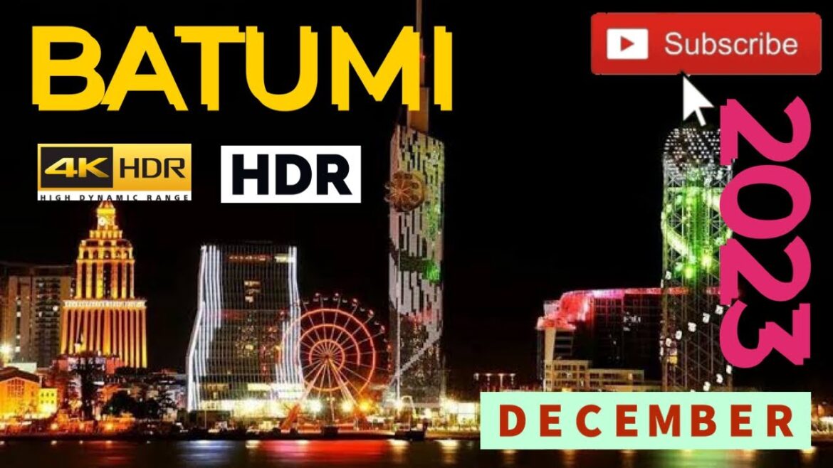 DISCOVER THE CHARMS OF BATUMI, GEORGIA | FAST CITY TOUR | DECEMBER 2023 #London #miami #batumi