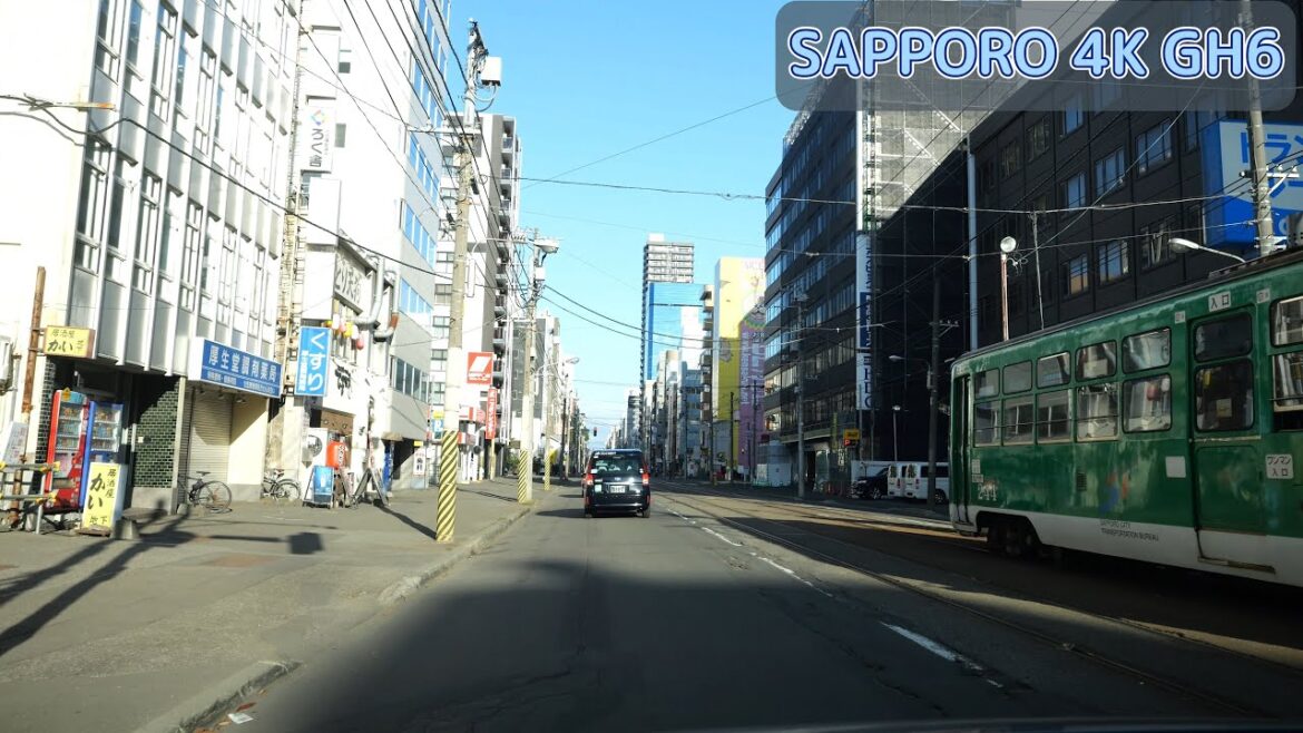 南1条通 → 東2丁目通：福住桑園通交点～国道274号交点 [ 札幌市 4K/60p GH6 車載動画 2023ドライブ]