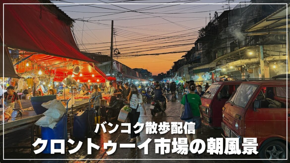 バンコク中心部の巨大市場|クロントゥーイ市場の朝散策|ตลาดคลองเตย |Khlong Toei Market バンコク中心部の巨大市場|クロントゥーイ市場の朝散策|ตลาดคลองเตย |Khlong Toei Market