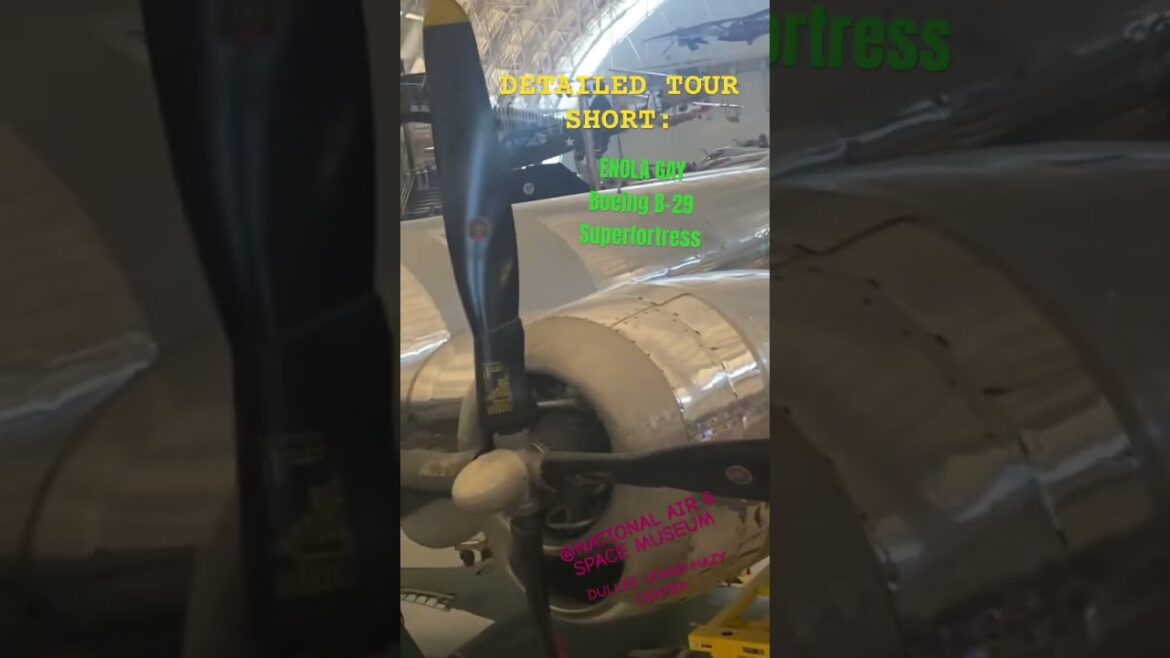 Detailed Tour #Shorts: Boeing B-29 Enola Gay ☢️🇯🇵