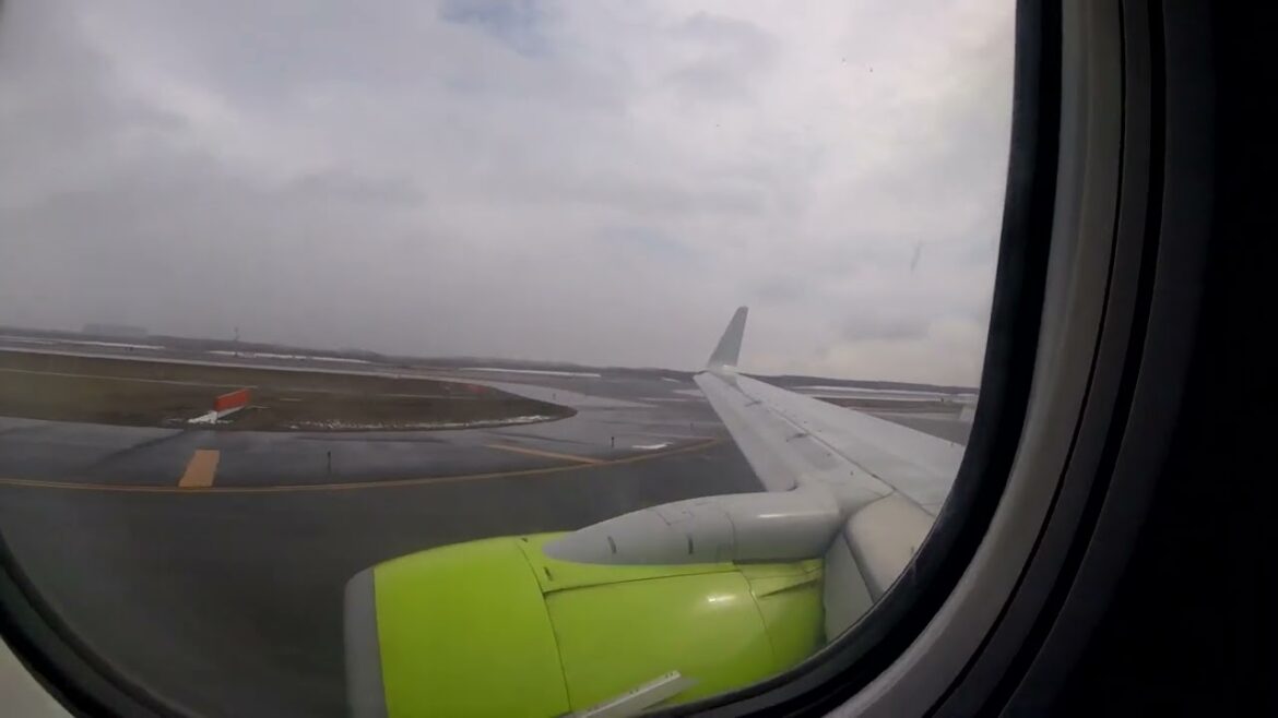 Jin Air Landing Sapporo CTS Airport Jin Air Landing Sapporo CTS Airport