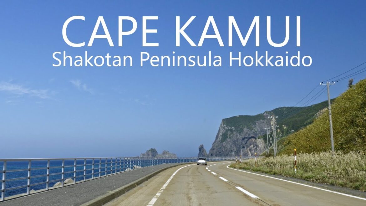 4K Scenic Drive to Cape Kamui, Shakotan Peninsula, Hokkaido Japan