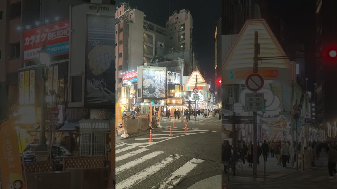 A crowded street shop, Sanomiya, Kobe, Japan #foryou #food #travel #satisfying #streetfood #japan