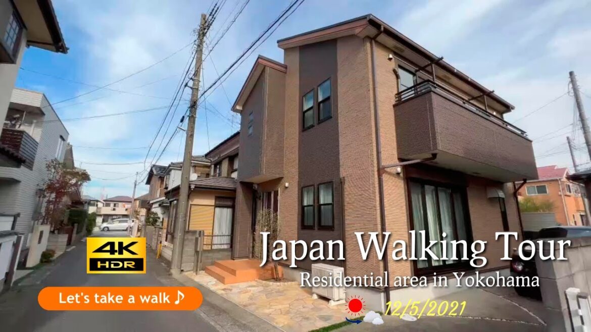 【4K･JAPAN㉙】virtual walking tour★Residential area in Yokoham♪（Peaceful scenery）healing videos youtube