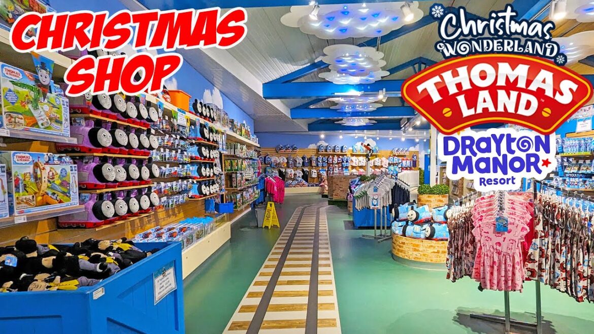 Thomas Land Christmas Shop at Drayton Manor (Dec 2023) [4K]