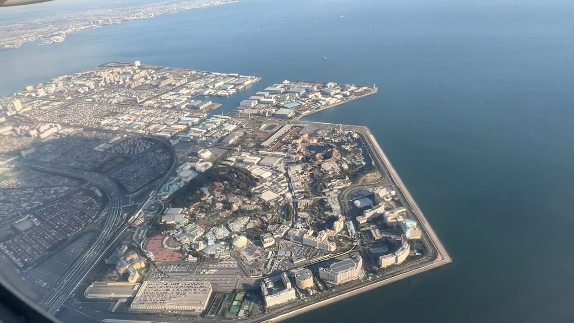 Tokyo, Japan - Flying Over the Tokyo Disney Resort (東京ディズニーリゾート)