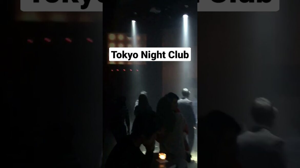 Night Life, Night Club in Tokyo Japan