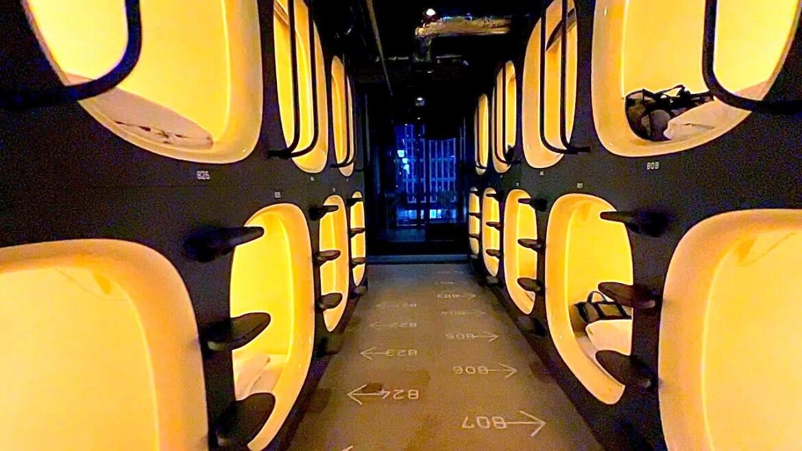 【まるでSF映画】東京にある近未来的なカプセルホテルに宿泊 【まるでSF映画】東京にある近未来的なカプセルホテルに宿泊