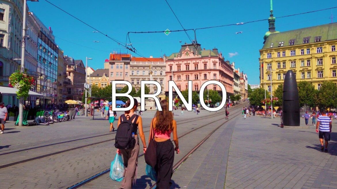 🇨🇿 Walking Tour of Brno, Czech Republic's Beautiful Second City. 4K Video