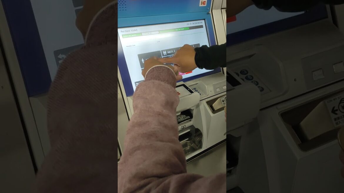 How to buy train ticket in Japan, #foryou #food #travel #satisfying #train #japan #sushi #automobile