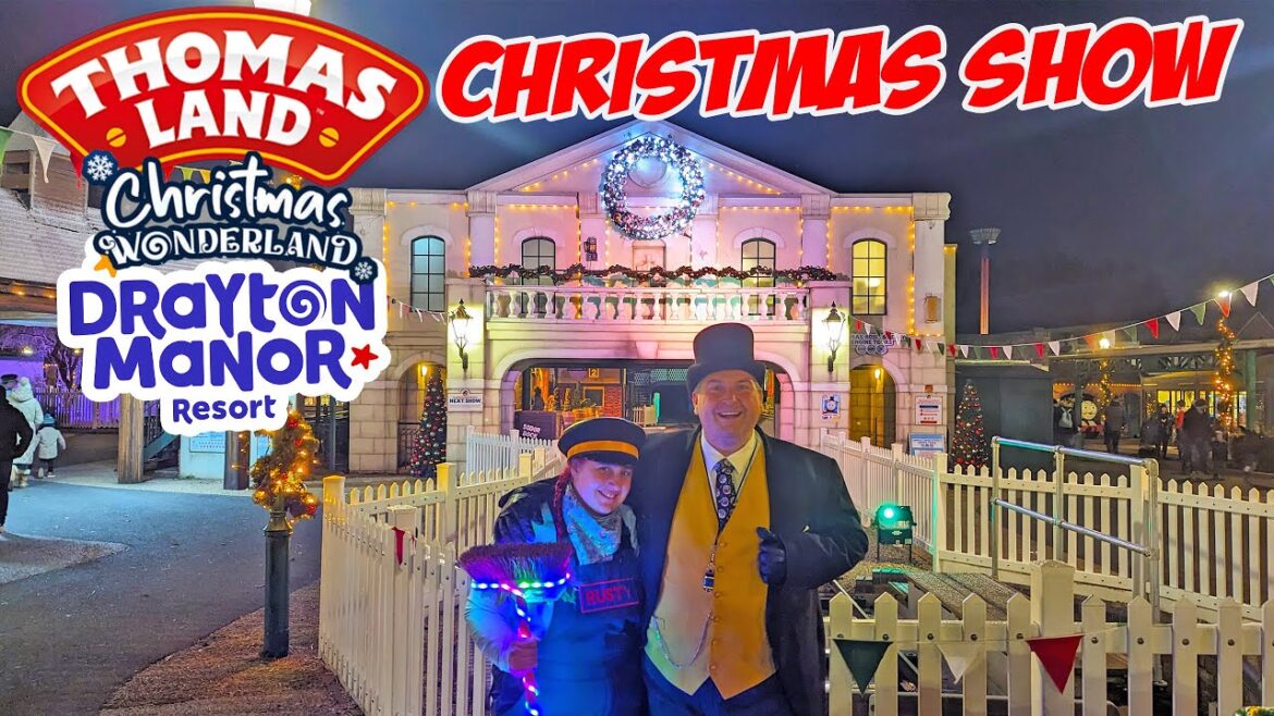 Thomas Land Christmas Balcony Show at Drayton Manor (Dec 2023) [4K]