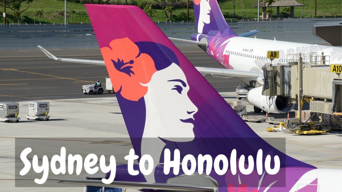 (4K) Sydney to Honolulu | TRIP REPORT | Hawaiian Airlines HA 452 Airbus A330-200