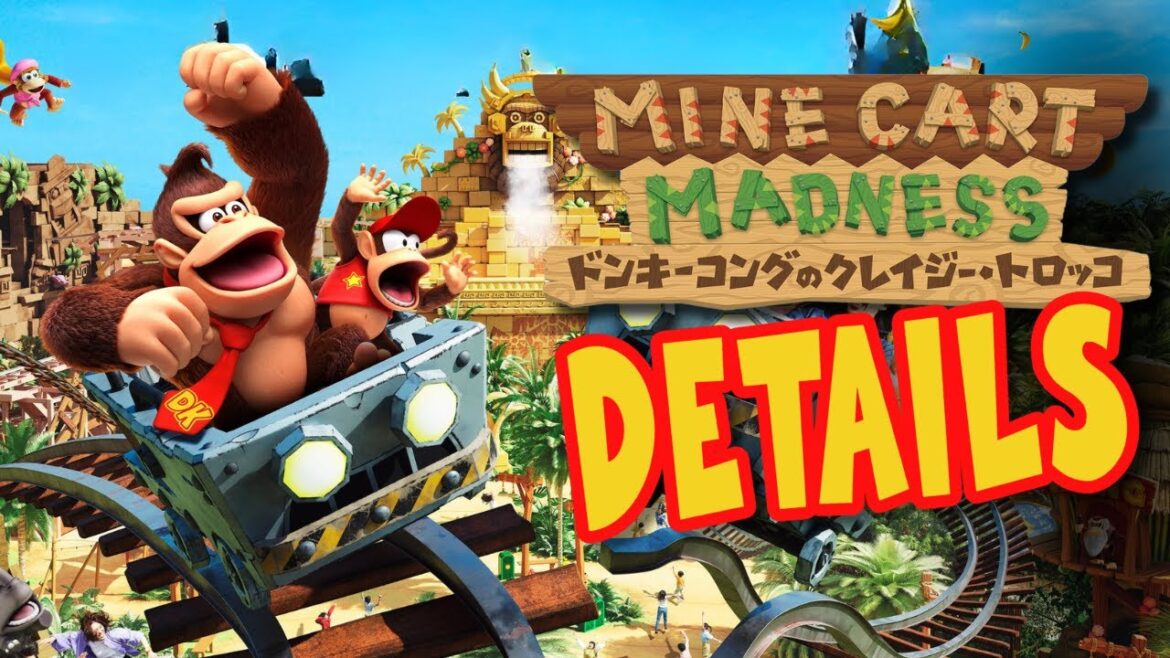 Donkey Kong Roller Coaster Details & Name Reveal | Super Nintendo World