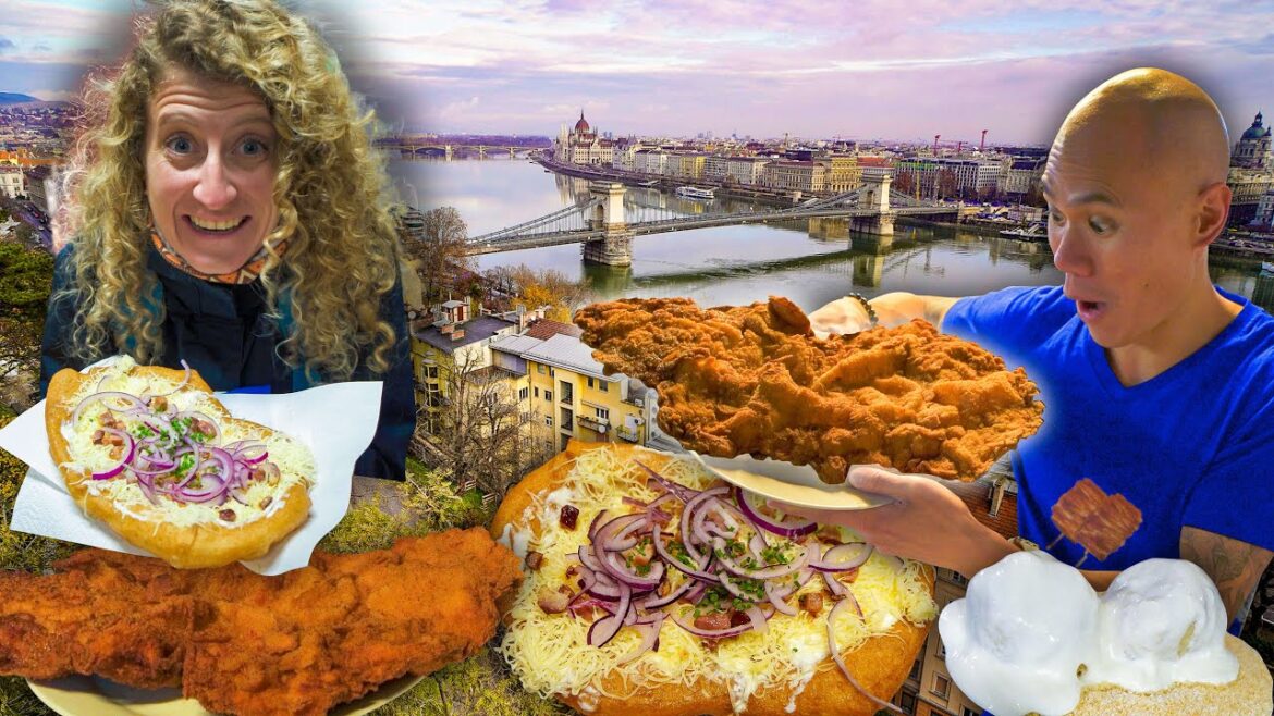 Street Food in Budapest, Hungary 🇭🇺 – MONSTER HUNGARIAN PORK SCHNITZEL + BEST LÁNGOS IN BUDAPEST! Street Food in Budapest, Hungary 🇭🇺 - MONSTER HUNGARIAN PORK SCHNITZEL + BEST LÁNGOS IN BUDAPEST!