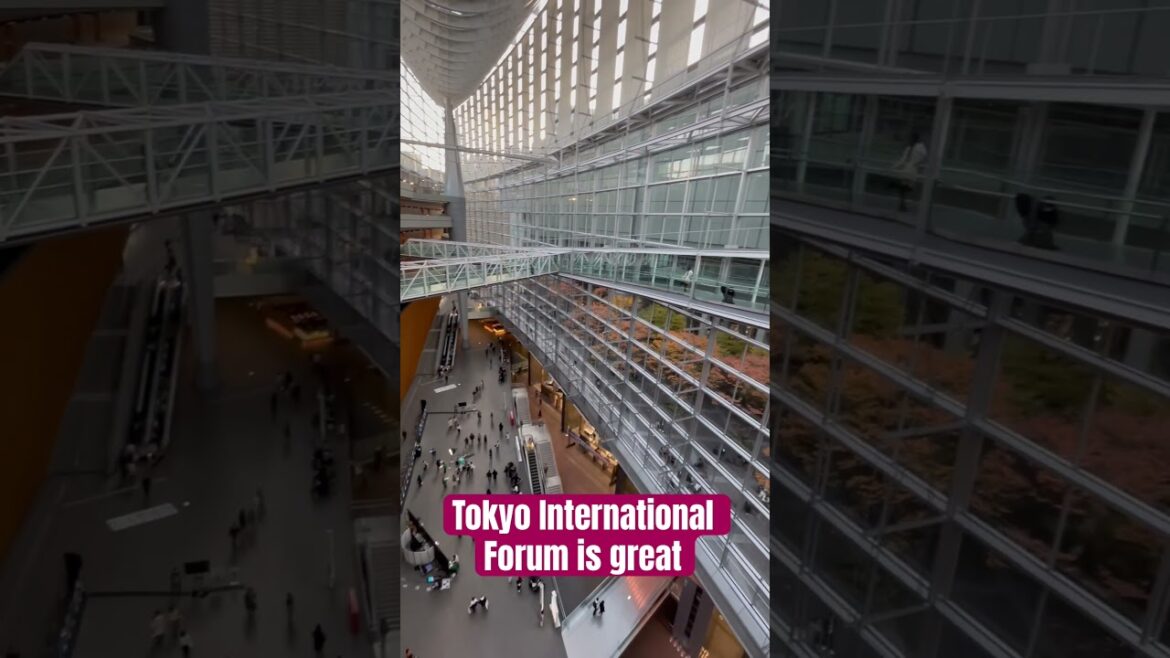 Tokyo International Forum is a must visit for architecture enthusiasts #architecture #japan #tokyo Tokyo International Forum is a must visit for architecture enthusiasts #architecture #japan #tokyo