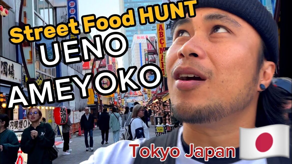 STREET FOOD Hunting in Ueno Tokyo JAPAN 🇯🇵 Ameyoko whats good!? 🌶️ lets get SPICY! 🥵