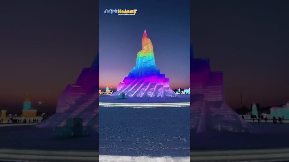 Du lịch Trung Quốc | Có gì bên trong lễ hội Băng đăng Quốc tế Cáp Nhĩ Tân #shorts Du lịch Trung Quốc | Có gì bên trong lễ hội Băng đăng Quốc tế Cáp Nhĩ Tân #shorts