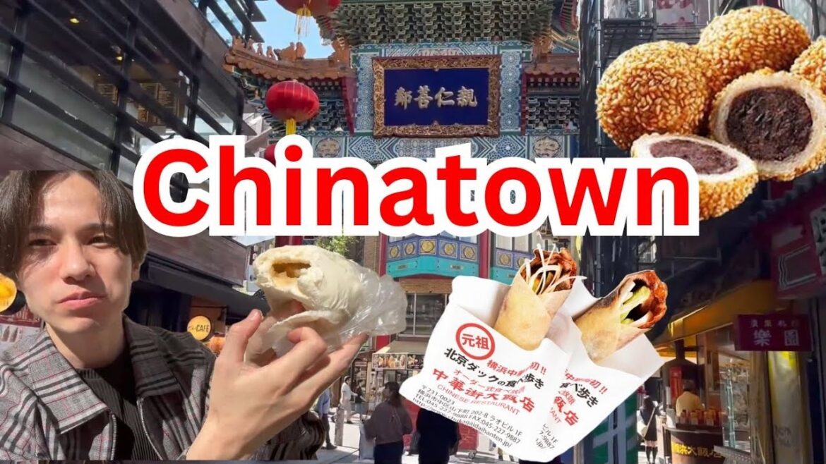Chinatown food tour, Yokohama, Japan. felt China.