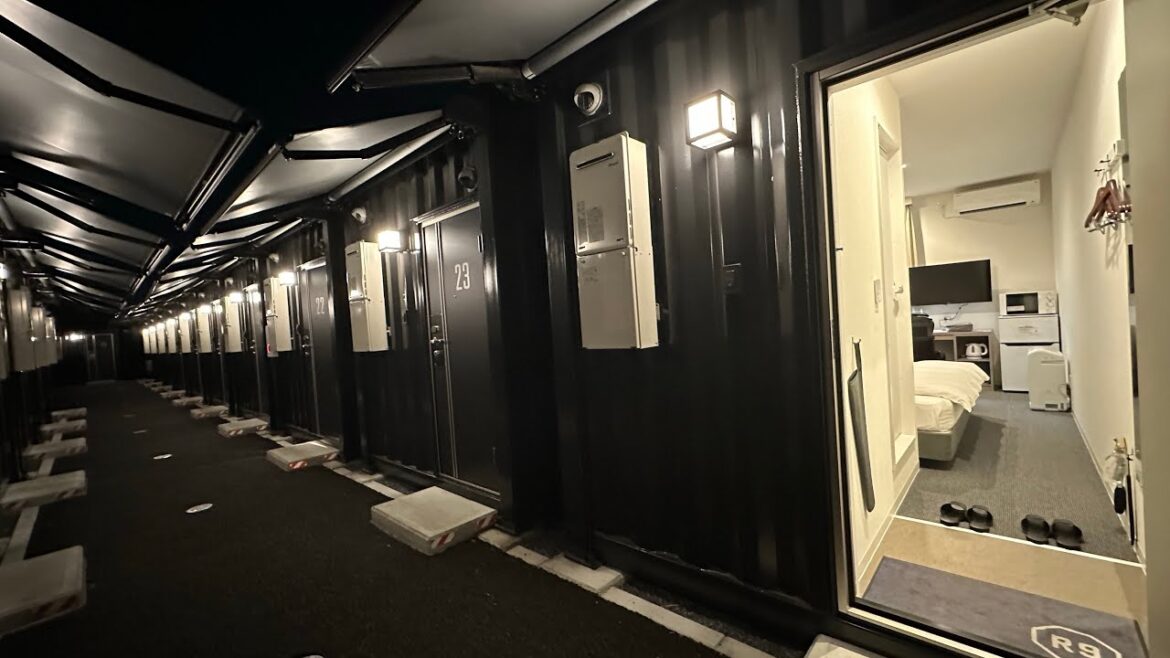 驚愕！コンテナホテル宿泊記🛌🌟 快適な非日常体験と災害時の大活躍