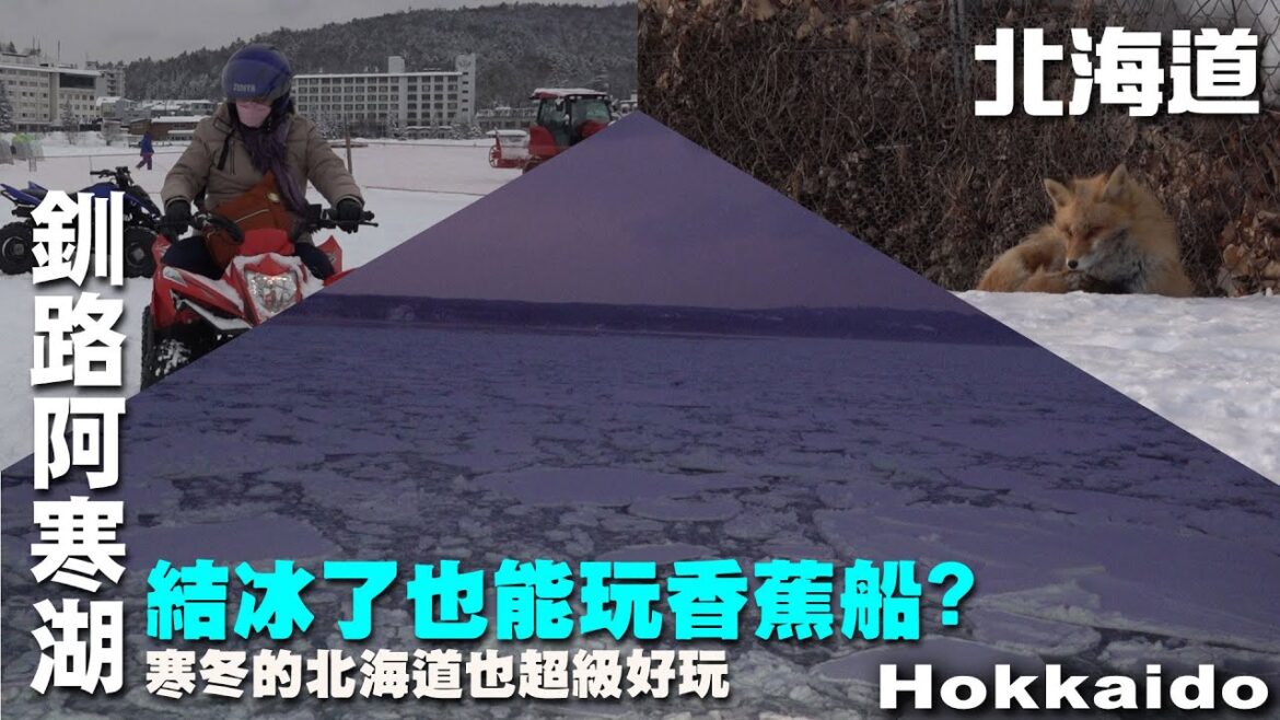 結冰湖上的香蕉船更刺激?寒冬中的北海道破冰看企鵝超好玩　~ 來去北海道旅遊 ~ 日本｜旭山動物園｜網走｜北見狐狸村｜鄂霍次克海瀑布｜阿寒湖｜釧路｜小樽運河 Hokkaido