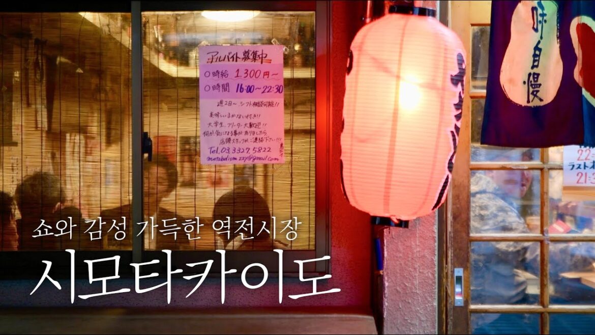 도쿄 시모타카이도(下高井戸)의 레트로한 역전시장 산책