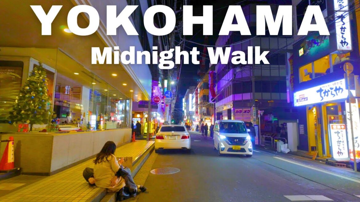 【4K🇯🇵】Walking on Yokohama Pal Nerd Street at midnight [DJI Osmo Pocket 3]