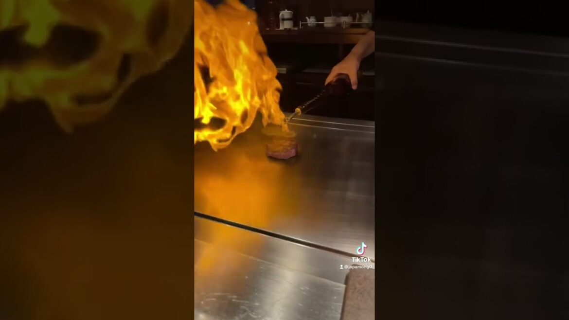 $250 Wagyu Teppanyaki steak in Tokyo - 4K