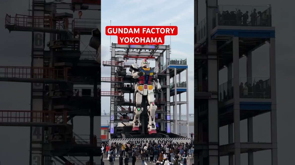 Giant Gundam Moving. #travel #2023 #japan #trending #anime #robot #tokyo #explore #spring #lilnasx