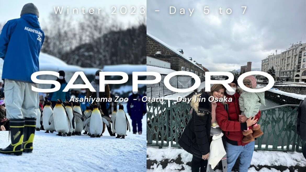 Otaru and Asahiyama Zoo (Day Trips from Sapporo + Domestic flight to Osaka)