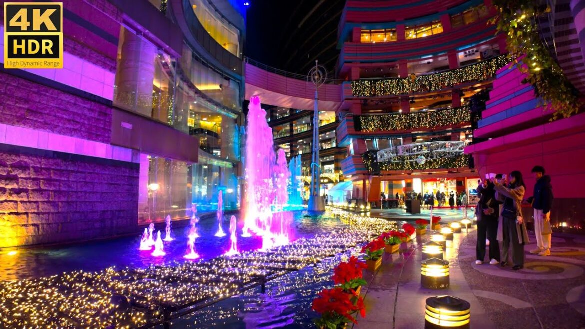 福岡市博多区のキャナルシティ博多を歩く4kHDR japan walking tour Canal City Hakata in Fukuoka City