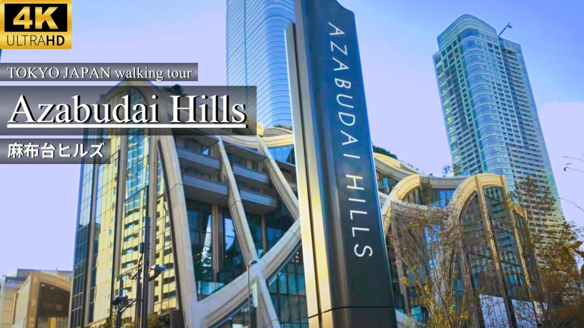 [4K] 麻布台ヒルズ ~クリスマスマーケット設営中~ 2023.12 TOKYO JAPAN  walking tour