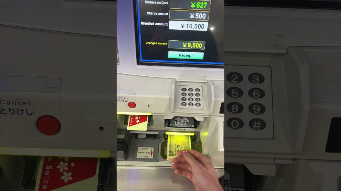 Welcome Suica How to Use All Funds (0 Balance) #travel #japan #suica #tokyo #pasmo #train #japanese