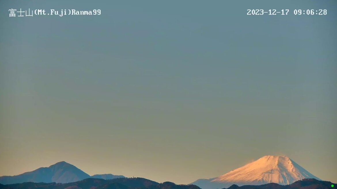 2023年12月17日(日) Mt Fuji 清々しい早朝の富士山と大室山4k映像(音声無し) 2023年12月17日(日) Mt Fuji 清々しい早朝の富士山と大室山4k映像(音声無し)