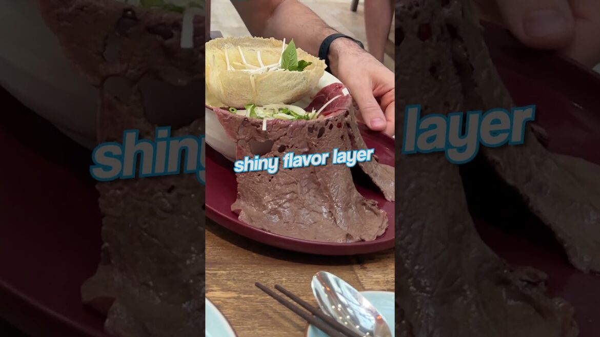 EYE-CATCHING Wagyu Waterfall Beef Pho Soup in Singapore