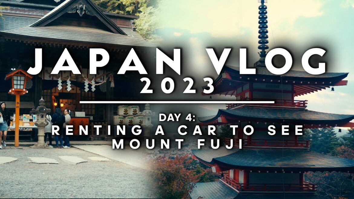 JAPAN VLOG 2023 - DAY 4 - Renting A Car To See Mount Fuji