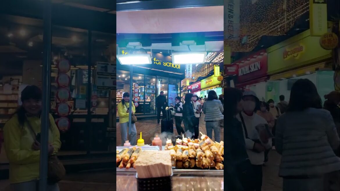 見て！見て！見て！明洞 屋台 韓国ソウル #Shorts
