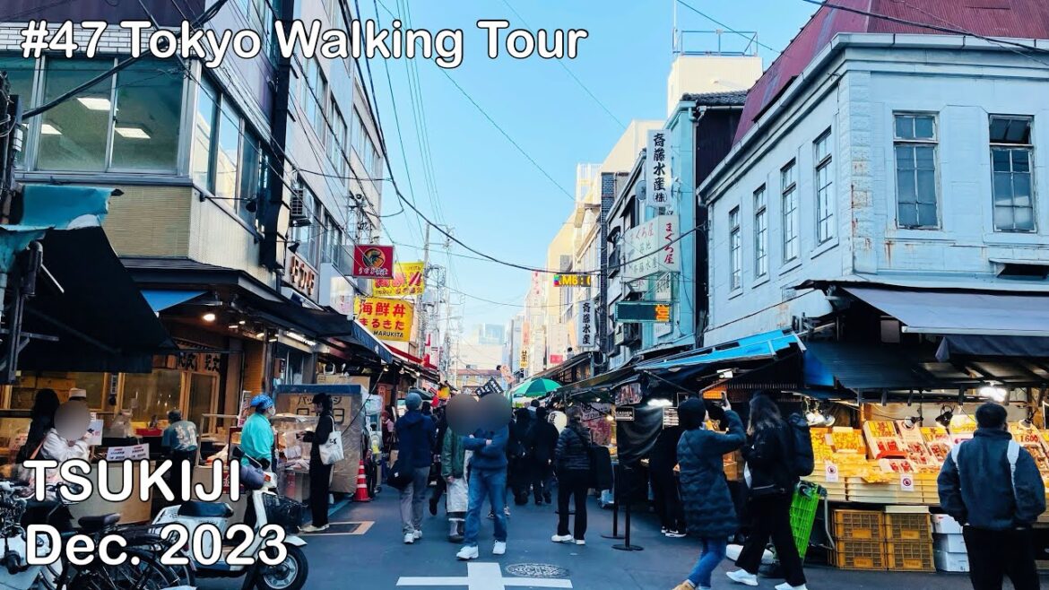 4K Tsukiji Outer Market weekend walk 【# 47 Tokyo Virtual Walking Tour 2023】 4K Tsukiji Outer Market weekend walk 【# 47 Tokyo Virtual Walking Tour 2023】
