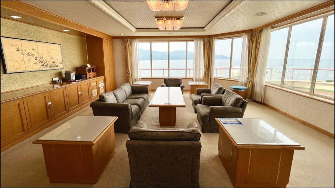 This Japanese Ferry Has Ridiculously Large Suite | 2.5 Hour from Niigata to Sado Island This Japanese Ferry Has Ridiculously Large Suite | 2.5 Hour from Niigata to Sado Island