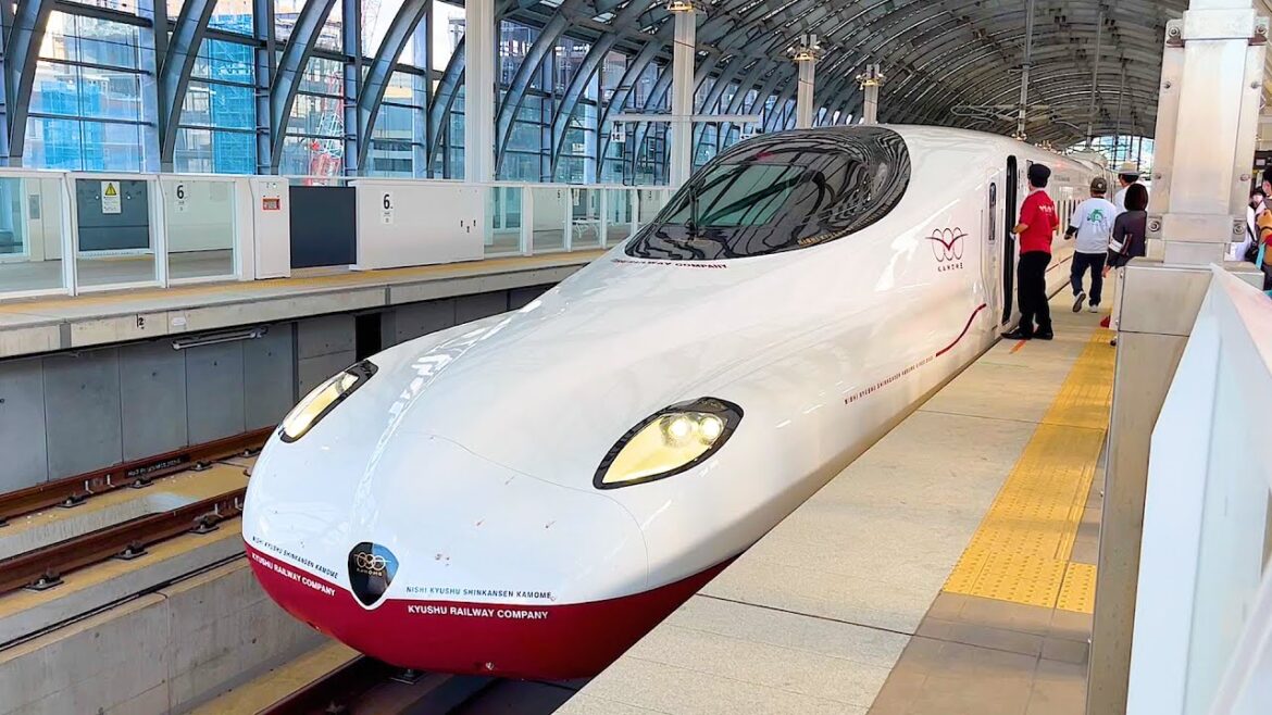 Riding on the Japan’s NEWEST Bullet Train | Nishi-Kyushu Shinkansen KAMOME (Takeo-Onsen→Nagasaki) Riding on the Japan's NEWEST Bullet Train | Nishi-Kyushu Shinkansen KAMOME (Takeo-Onsen→Nagasaki)