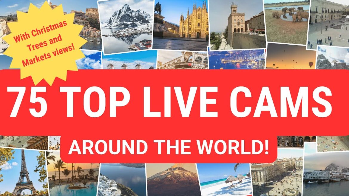 🔴 75 TOP LIVE CAMS around the world! | SkylineWebcams