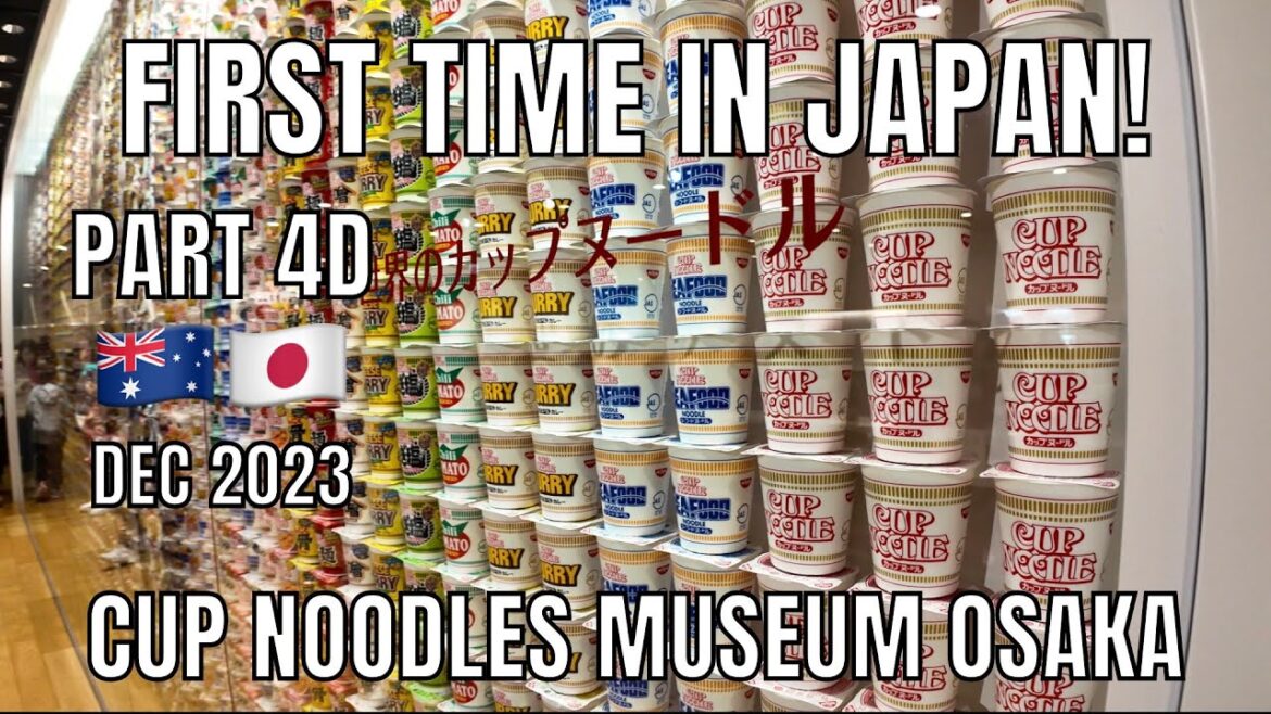 Part 4D First Time in Japan | Cup Noodles Museum Osaka Ikeda Tour 2023
