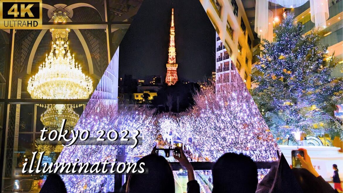 [4K] TOKYO  SHIBUYA ROPPONGI llumination Compilation~ TOKYO JAPAN walking tour 2023 Winter