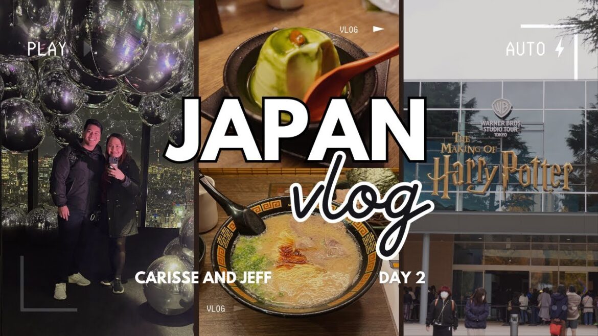 TOKYO JAPAN VLOG | DAY 2 | WARNER BROS STUDIO TOUR: HARRY POTTER | SHIBUYA SKY | ICHIRAN RAMEN