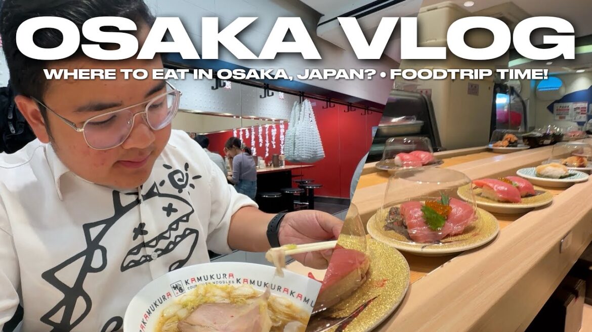 OSAKA VLOG • Where To Eat in Osaka, Japan? | Ivan de Guzman