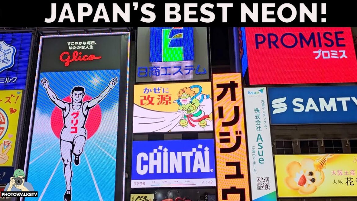 The BEST Neon in the world! Travel Photography in Japan's Osaka & Kansai