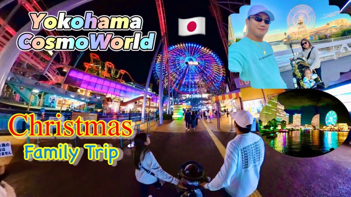 Christmas Family Trip in Cosmo World Yokohama🇯🇵 | Enjoy Life
